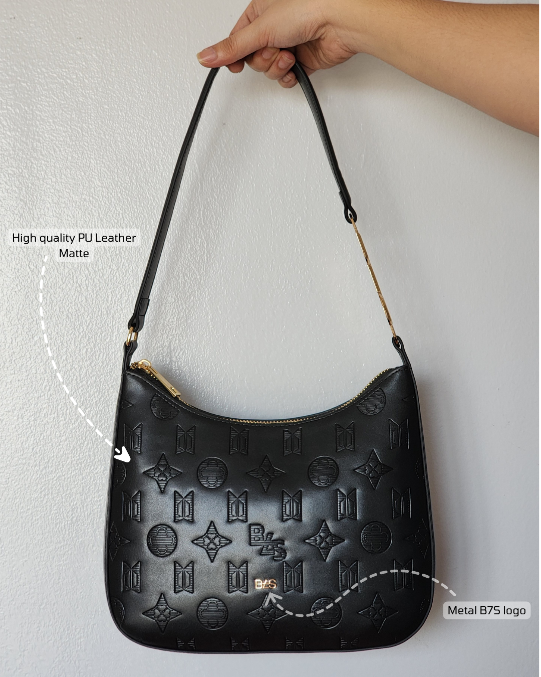 B7S Bag Collection in code WAB (We are Bulletproof) - Black color