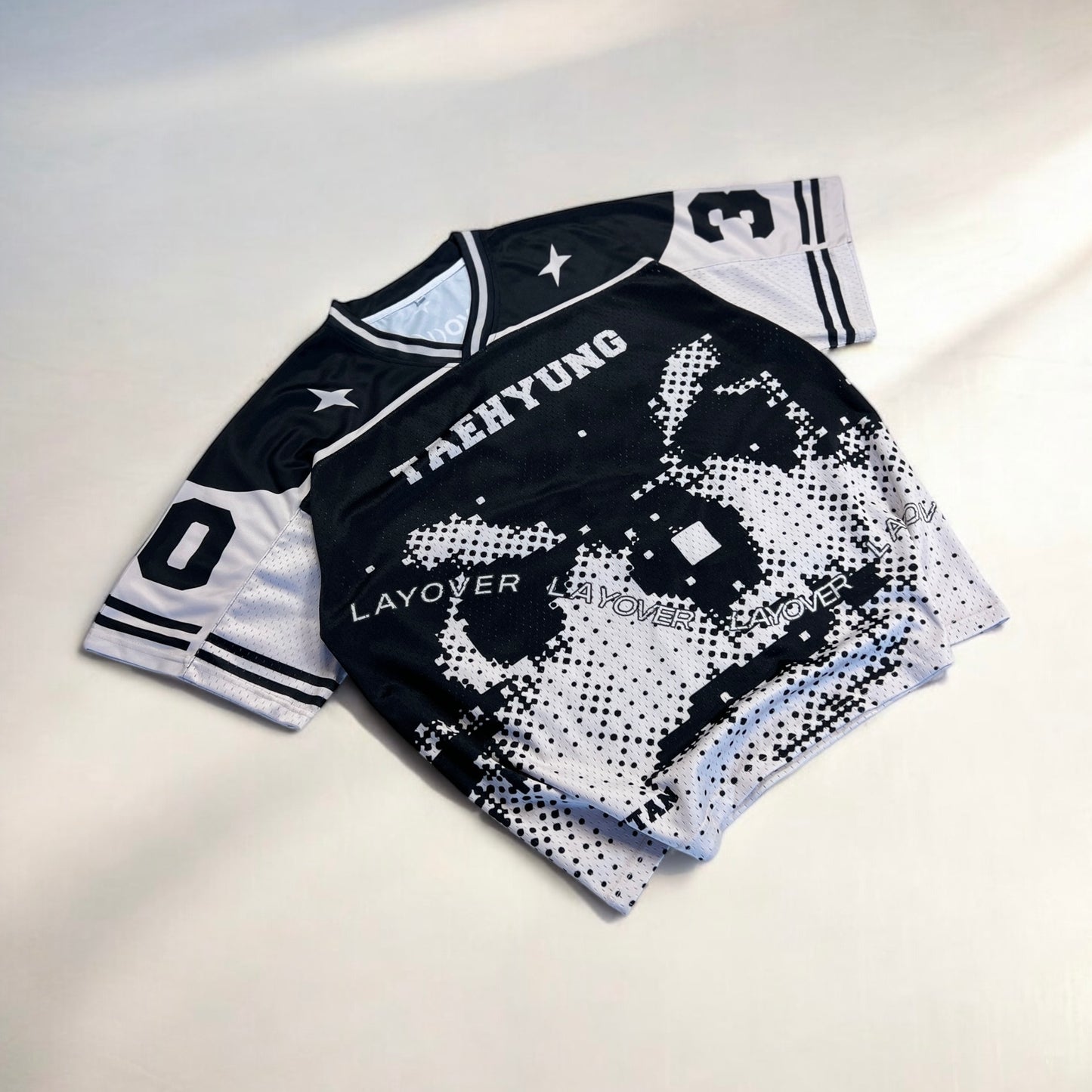 BTS V LAYOVER NFL JERSEY BY MOONJUJI