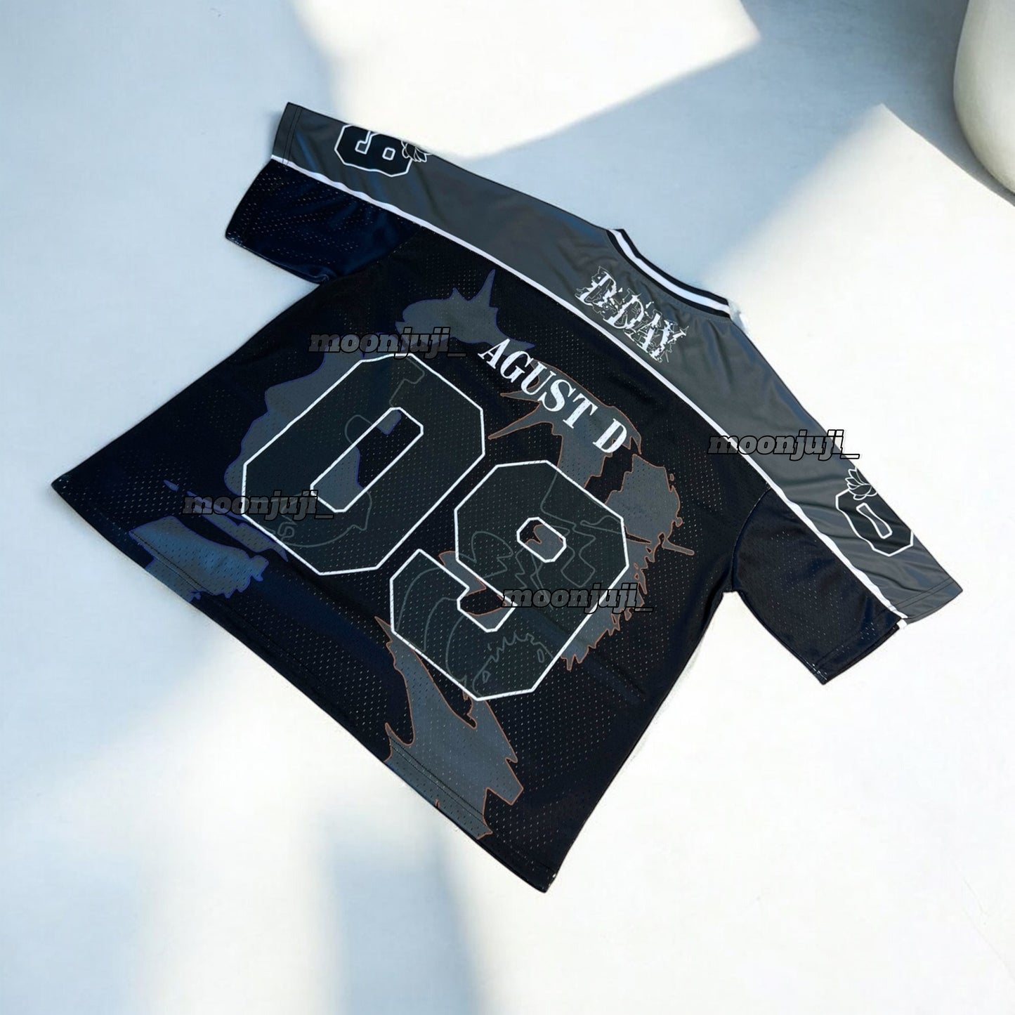 BTS AGUST D D-DAY NFL JERSEY BY MOONJUJI