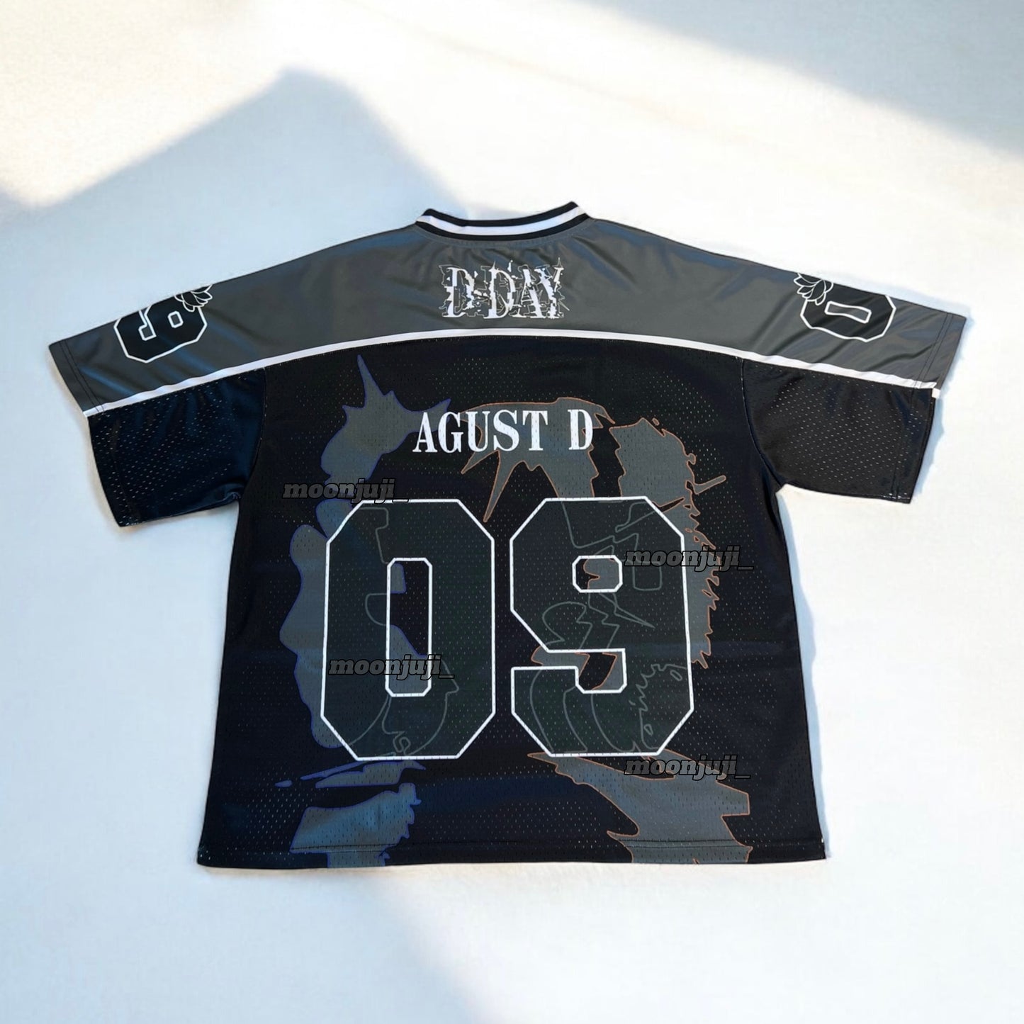 BTS AGUST D D-DAY NFL JERSEY BY MOONJUJI