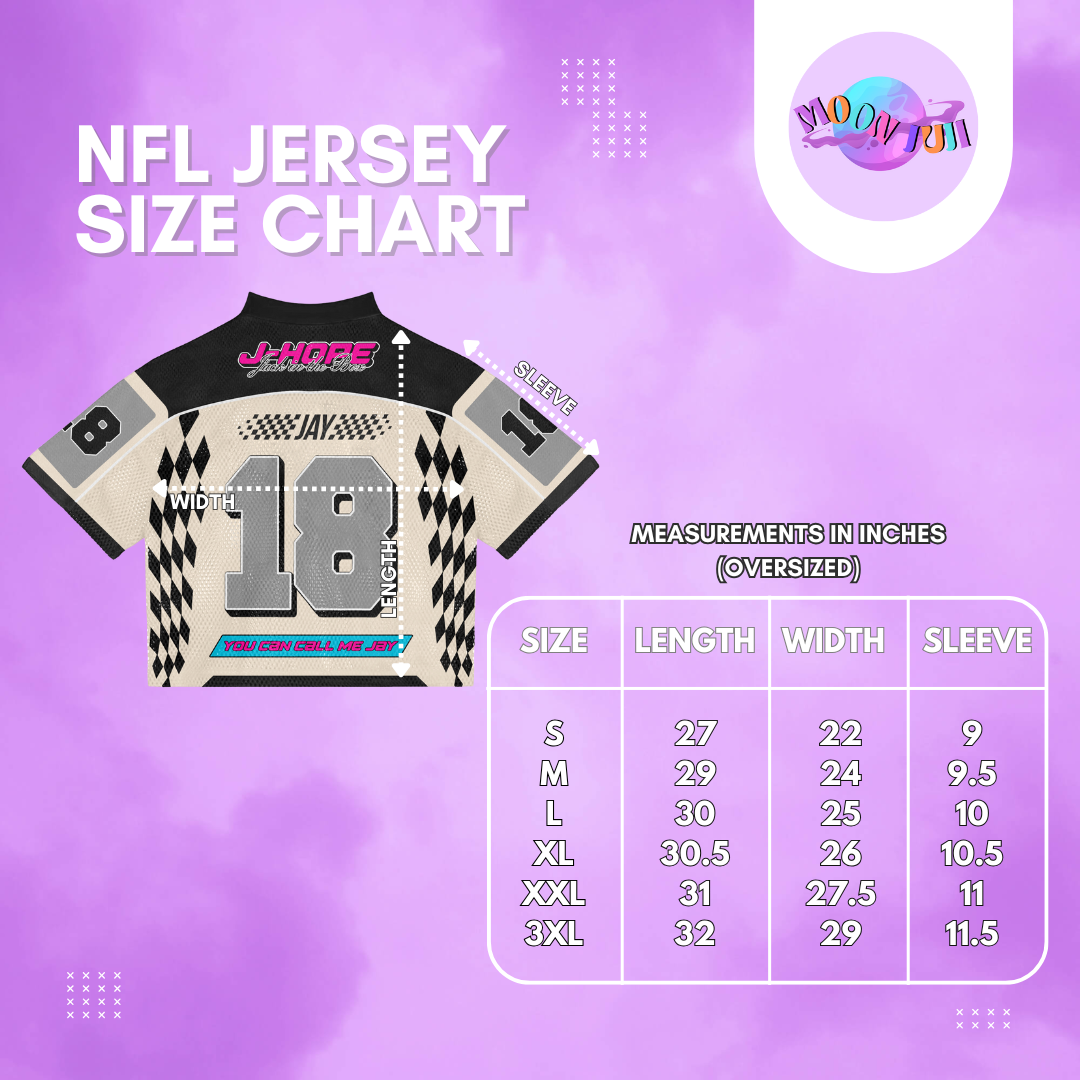 BTS JHOPE JITB NFL JERSEY BY MOONJUJI