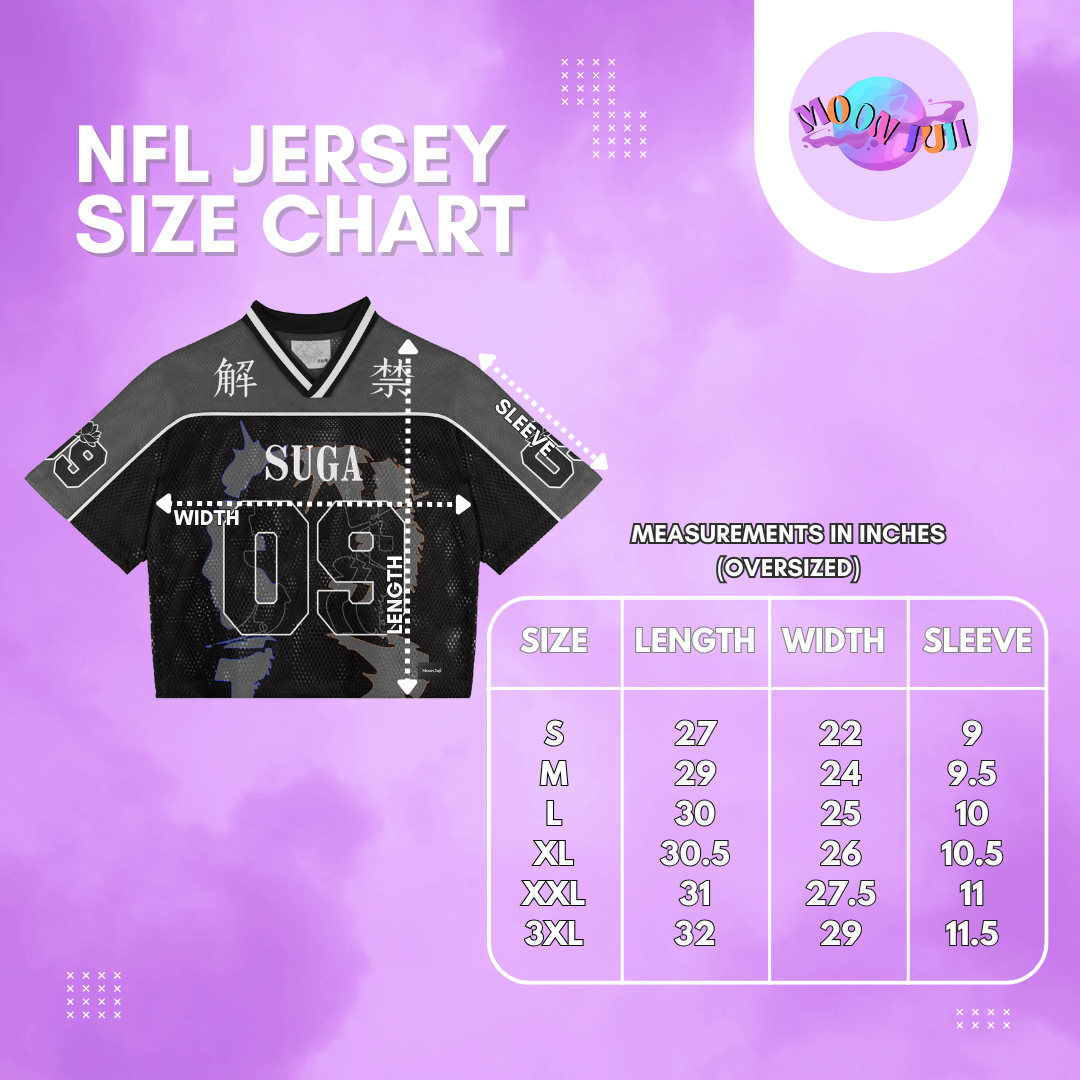 BTS AGUST D D-DAY NFL JERSEY BY MOONJUJI