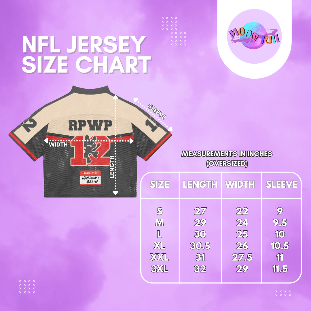 BTS RM RPWP NFL JERSEY BY MOONJUJI