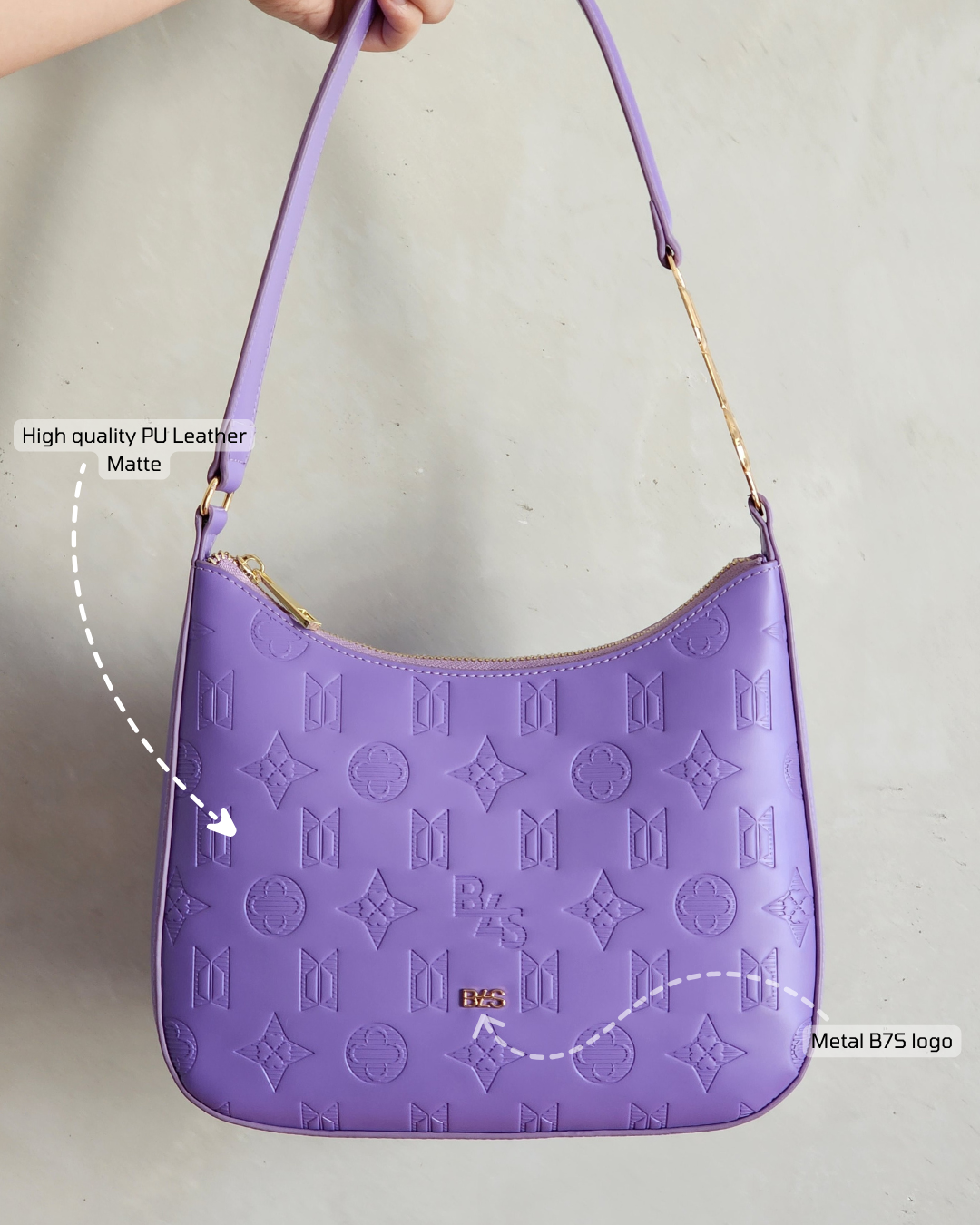 B7S Bag Collection in code WAB (We are Bulletproof) - Purple color