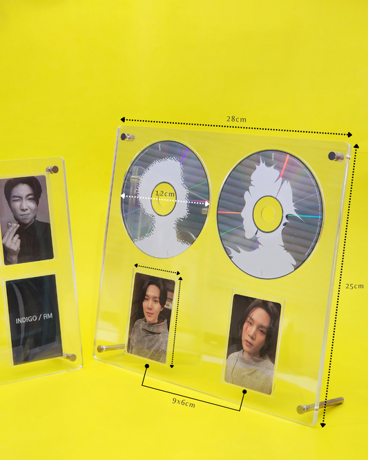 Collector's Showcase - Acrylic frame CD & Photocards Kpop CD/ DVD frame