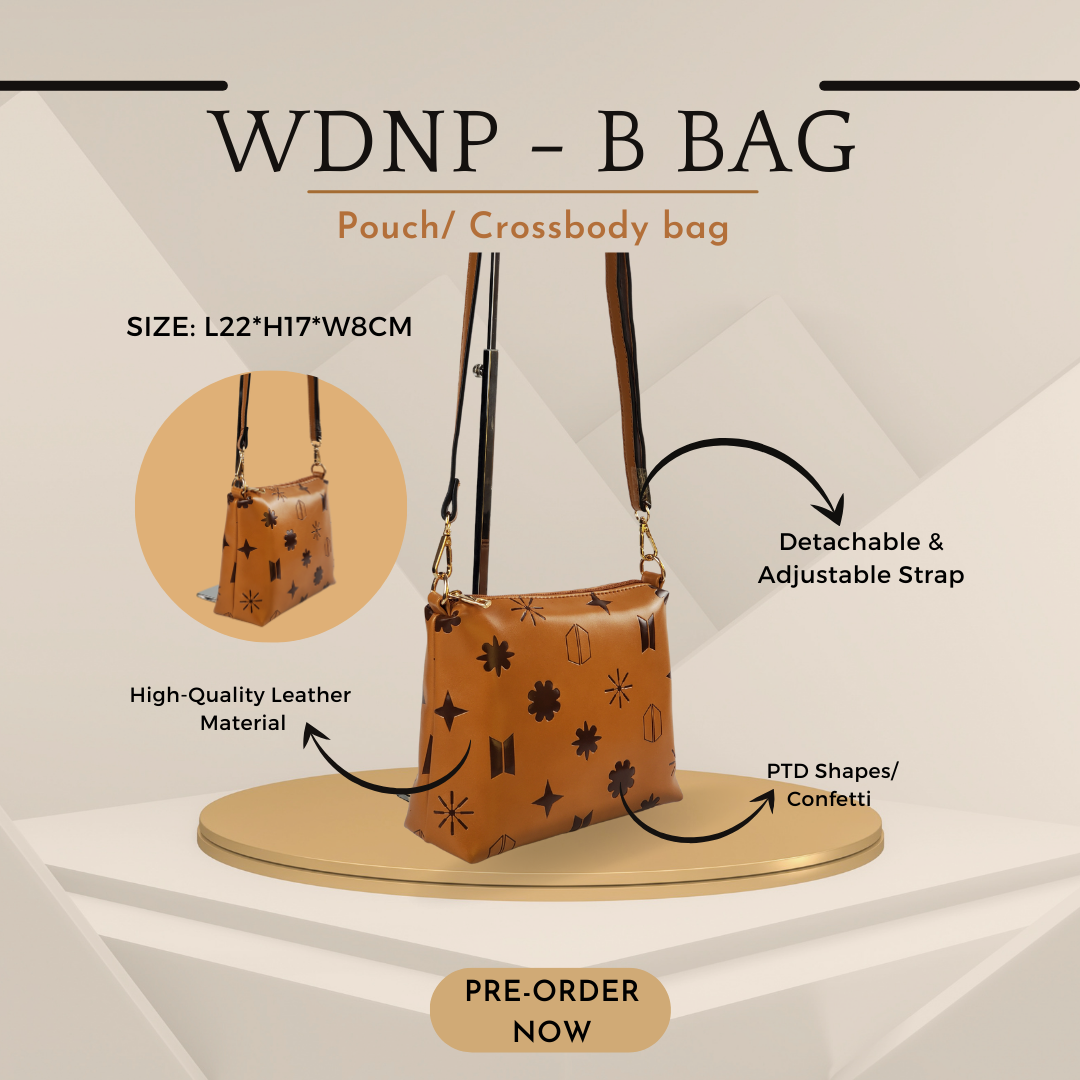 'WE DON'T NEED PERMISSION' Bag Collection WDNP - B - Sling/ Crossbody Bag